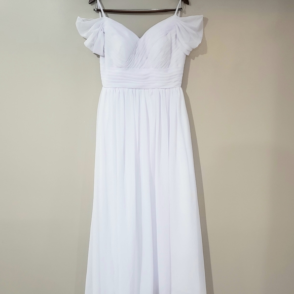 White Gown Special Occasion Gown Wedding - Picture 7 of 7